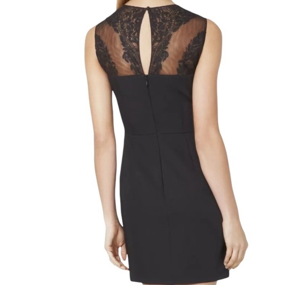BCBGMaxAzria Dresses & Skirts - BCBG MAXAZRIA KINSLEY CROSSED BACK ROUND NECK DRESS/ SIZE 6
